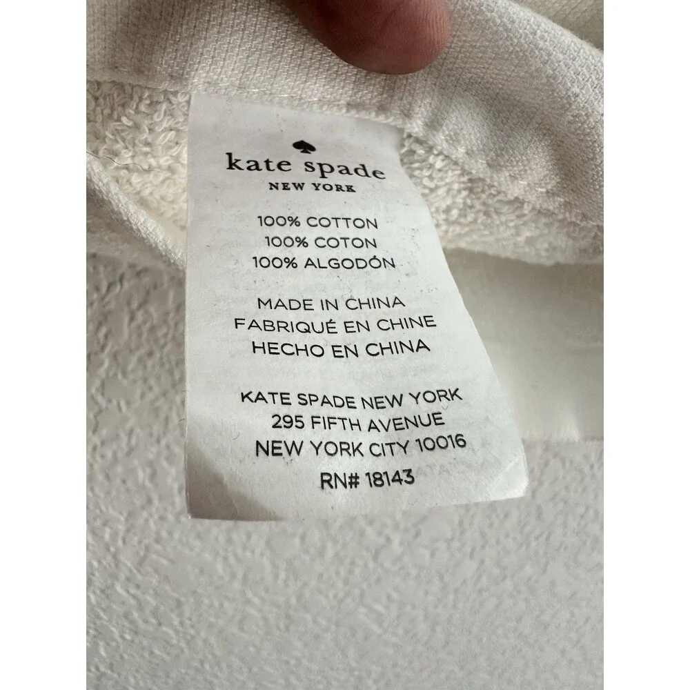 Kate Spade New York Cherry Dish Towel With A Cherry On Top Cotton Navy White